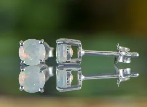 Σκουλαρίκια με Όπαλ 5mm